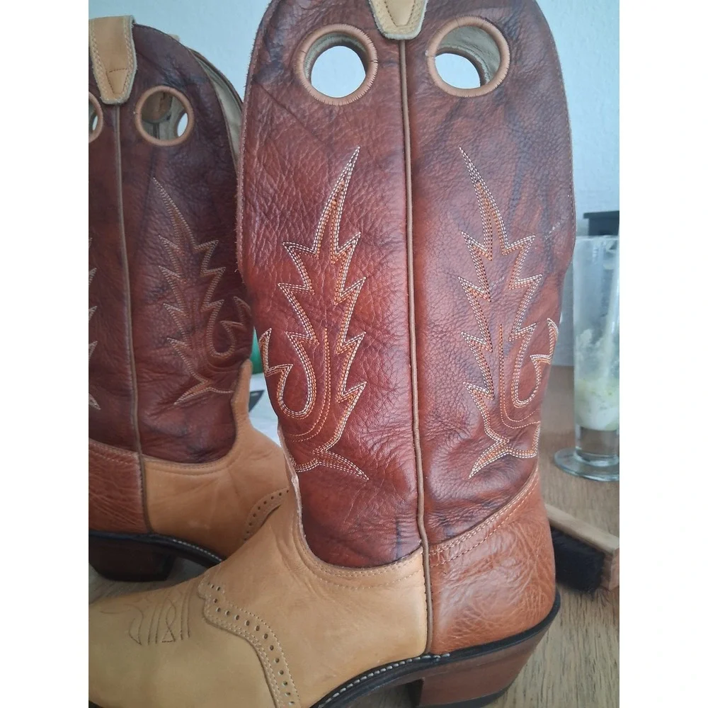 Boulet Canada Mens size‎ 9 Western Leather Cowboy Country Farm Barn Rodeo Boots